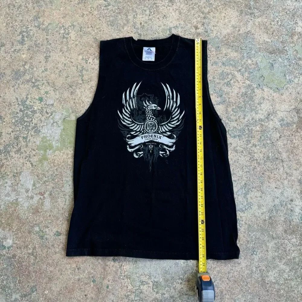 Phoenix Chop Shop Vintage Biker Tank Top